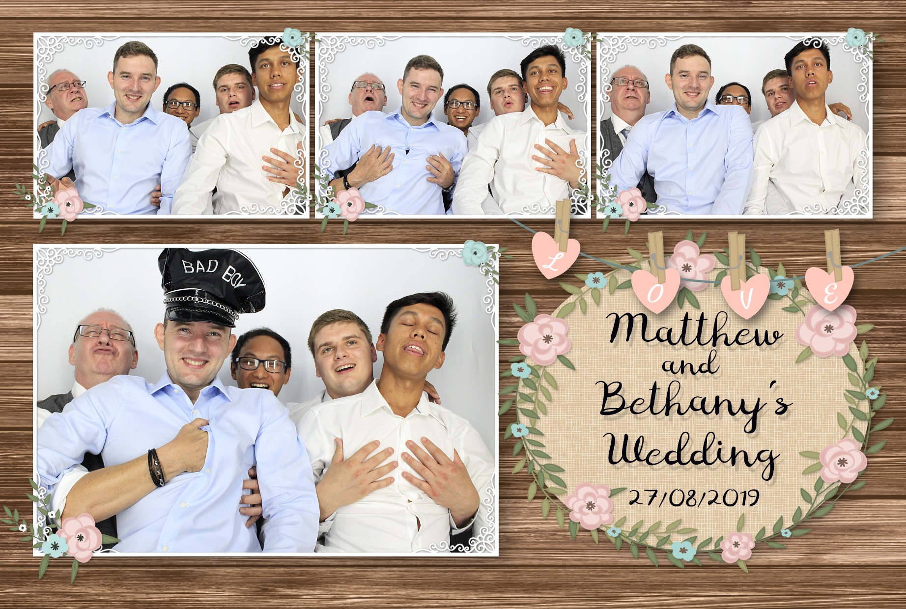 Matthew and Bethany’s Wedding | View more photos from the event at gallery.myphotoboothexperience.co.uk/u/MyPhotoBoothExperienceLtd/Matthew-and-Bethany’s-Wedding